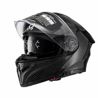 Casque de moto modulaire ABS à double visière personnalisé, homologué DOT, casque rabattable pour la conduite et les courses pour adultes
