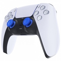 Manettes analogiques bleues antidérapantes de remplacement personnalisées pour PS5, accessoires pour manettes Dual Sense PS5
