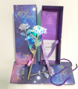 2025 Navidad eterna oro luz Rosa lámpara lujo AR San Valentín decoración aniversario sorpresa TikTok tendencia juguete promocional - Product Image 2