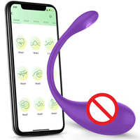 Heißer Verkauf Kabelloser Bullet-Vibrator Tragbarer Slip-Vibrator mit Fernsteuerung über Handy-App Vibrator-Ei Erotikspielzeug für Erwachsene