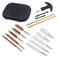 Kit de 16 brosses métalliques de précision multi-tailles pour le nettoyage des interstices des canules et des calibres .22, .357, .40, .45