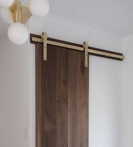 Quincaillerie de porte coulissante en bronze pour portail de clôture intérieur et extérieur - Product Image 2