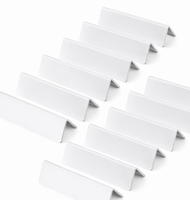 Support de Table en Acrylique Premium en Forme de V, Double Face, pour Plaque Nominative de Bureau, Numéros de Table de Mariage, Bureau