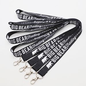 Promotional Gift Trading Company Lanyards Custom Logo Outdoor Trading Event Staff Neck Strap ID Card Holder Neck Lanyard - Product Image 1