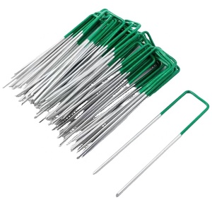 Clavijas Duraderas Verdes para Jardín/Pasadores en Forma de U para Fijar Césped <span class=keywords><strong>Artificial</strong></span> - Product Image 3