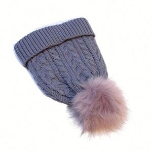 Bonnet d'hiver pour femme à double capuche, chapeau d'extérieur pour temps froid, bonnet tendance, chaud et confortable - Product Image 1