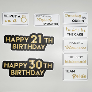 Pannello in Schiuma PVC 5mm Personalizzabile per Foto Booth, Stampa UV Resistente e Impermeabile per Celebrazioni di <span class=keywords><strong>Fine</strong></span> <span class=keywords><strong>Anno</strong></span> e Capodanno - Product Image 6