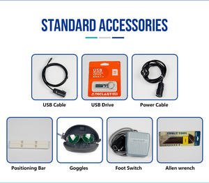 เครื่องแกะสลักทำเครื่องหมายด้วยเลเซอร์ระบบสัมผัสรองเท้าแตะคอลัมน์เดิน600จับ CNC - Product Image 5