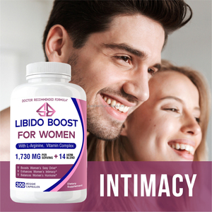 Suplemento de Hierbas Naturales para Aumentar la Libido Femenina, Equilibrio Hormonal, Saw Palmetto, Dong Quai, Vitamina y Zinc, 300 Cápsulas - Product Image 3