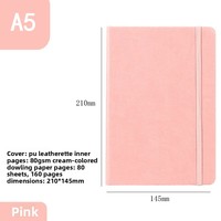 Carnet de notes A5 en similicuir avec sangle en papier et élastique, imprimé logo, de haute qualité, pour le commerce transfrontalier et les bureaux