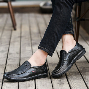 Nuevos Mocasines Vintage <span class=keywords><strong>para</strong></span> <span class=keywords><strong>Hombre</strong></span> Cosidos a Mano, Parte Superior de Cuero Suave Arrugado, Suela de Goma Flexible, OEM, <span class=keywords><strong>Calzado</strong></span> <span class=keywords><strong>para</strong></span> Caminar y Oficina <span class=keywords><strong>para</strong></span> Todo el Día - Product Image 5