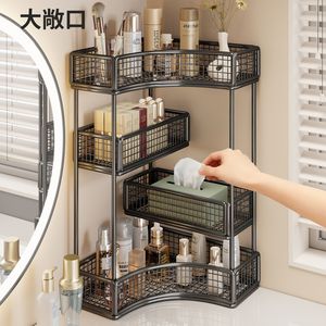 Wire <b>Basket</b> Storage Rack Multi Layer <b>Corner</b> Organizer For Bathroom Bedroom Desk Storage - Product Image 3