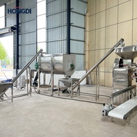 Machine à emballer chimique industrielle de poudre Ligne de production de détergent de blanchisserie Machine de fabrication de poudre de détergent