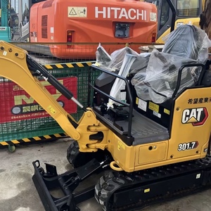 Excavadora Hidráulica Compacta Usada Original de EE. UU. CAT 301.7 CR de 1.8 Toneladas, Cola Corta, Bajas Horas de Trabajo, Micro Caterpillar - Product Image 2