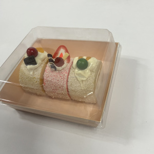 Boîte d'emballage pour sandwichs, boîte carrée pour gâteau au lait moussé, boîte d'emballage jetable pour viande hachée, petits beignets, tiramisu - Product Image 3