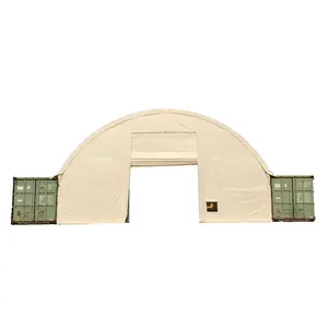 3340 Outdoor Heavy Duty Prefab 40ft Container Storage Dome Shelter