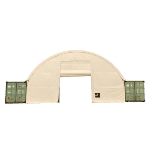 3340 outdoor heavy duty prefab 40ft container storage dome shelter