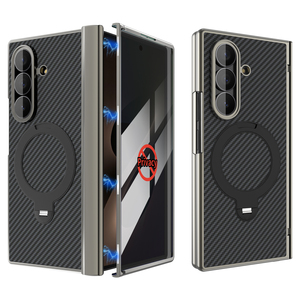 Funda Protectora para PC de la Serie Sharp Shadow con Recubrimiento Electrolítico para Samsung Galaxy Z Fold 6 7 8 Flip 6 7 8, Anillo Magnético, Resistente a Golpes - Product Image 2