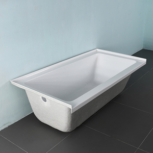 Meilleur prix d'usine 100% <span class=keywords><strong>acrylique</strong></span> <span class=keywords><strong>renforcé</strong></span> FRP Drop <span class=keywords><strong>baignoire</strong></span> 60x32 pouces intégré Whirlpool haute qualité - Product Image 3