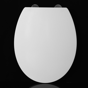 Siège de toilette commercial ultra-mince UF à fermeture douce, charnière en acier inoxydable, dépose rapide à une touche, résistant aux salissures pour salle de bain - Product Image 2