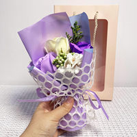 Romantische Rozenzeep Bloemstuk Cadeaubox Hete Valentijnsdag Decoratieve Zeepbloemen