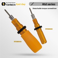 Tournevis dynamométrique rotatif TOHNICHI RTD15/30/60/120/260/500CN du Japon, anti-sur-torque, avec support de embout hexagonal 1/4 pouce