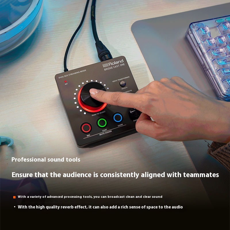 Roland Bridgecast One E-Sports Live Broadcast Mixer Special Sound Card for Game Anchors Musical Instruments & Accessories