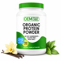 OEM Marque Privée Protéine Végétale en Poudre Vanille Sans Lait Sans Soja Sans Sucre Ajouté Nutrition Sportive