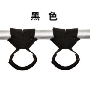 Ceinture d'assistance pour tractions Ztc487, nylon noir, lot de 2, équipement d'entraînement de force pour barre horizontale, barres parallèles, unisexe, tailles S, M, L - Product Image 2