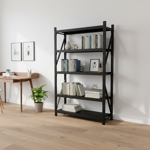 Estantería Metálica de Carga Ligera de 100 kg, 120*40*200 cm, Alta Capacidad de Carga para Almacén, Garaje, Herramientas - Product Image 1