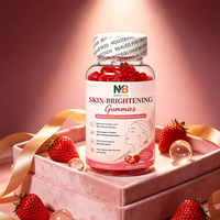 Gummies éclaircissantes pour la peau sans sucre, compatibles Keto, contrôle de la mélanine, marque privée