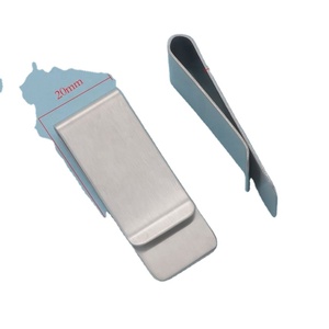 Clip para Billetes de Acero Inoxidable Pulido con Logotipo Grabado Personalizado para Hombre, Accesorios de Decoración para Tarjetas Bancarias, Regalos Promocionales - Product Image 2