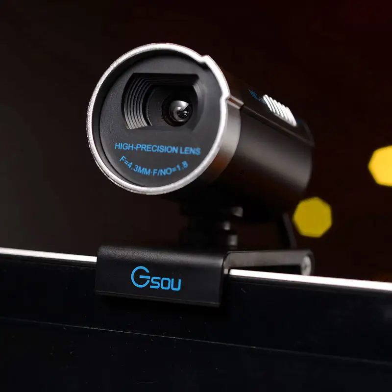 Gsou Web HD PC cámara con MIC micrófono Webcam inalámbrica HD PC ordenador portátil