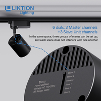 Système audio commercial en gros CE RoHS pour éclairage, haut-parleur Bluetooth sur rail 220V, stéréo HiFi sans fil pour plafond