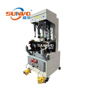 Haute qualité automatique nouveau modèle pression d'air PLC <span class=keywords><strong>semelle</strong></span> universelle connexion Machine <span class=keywords><strong>semelle</strong></span> chaussure pressage fixation faisant la Machine - Product Image 2
