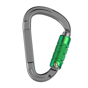 JRSGS 25kN triplo lockAlumínio liga D-forma <span class=keywords><strong>Snap</strong></span> gancho mosquetão escalada S7103TN3 - Product Image 1