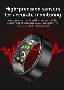 Bague connectée R88 en alliage d'aluminium coloré, étanche 5ATM, moniteur <span class=keywords><strong>de</strong></span> fréquence cardiaque et <span class=keywords><strong>de</strong></span> sommeil, bague multisports pour la santé intelligente - Product Image 6