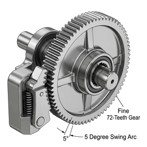 <span class=keywords><strong>Clé</strong></span> <span class=keywords><strong>à</strong></span> cliquet professionnelle de 1/2 pouce <span class=keywords><strong>à</strong></span> <span class=keywords><strong>action</strong></span> rotative, 72 dents, poignée rotative, <span class=keywords><strong>clé</strong></span> <span class=keywords><strong>à</strong></span> douille <span class=keywords><strong>à</strong></span> couple élevé de 239 mm pour les espaces restreints - Product Image 4