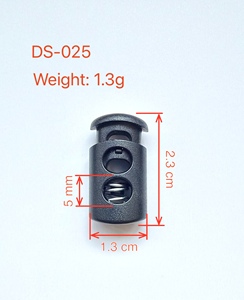 Dây thun nhựa POM giá rẻ, màu tùy chỉnh, khóa dây đàn hồi dùng cho quần áo, phụ kiện túi xách - Product Image 1