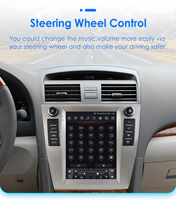 CARUPEZ 9.7 inci Android Auto GPS Terintegrasi Head Unit Stereo Mobil untuk Toyota Camry 2006-2011 DSP Plug and Play