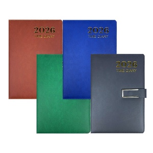 2026 Wholesale Notebook A5 <strong>Journal</strong> with Good <strong>Feeling</strong> PU Cover and Buckle Hardcover Leather Sewing Binding Free Logo Diary - Product Image 3