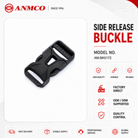 Pièces de sac à dos avec système de fermeture à sangle utilisant une boucle à dégagement latéral en POM de 18 mm pour l'approvisionnement en gros d'ensembles de quincaillerie