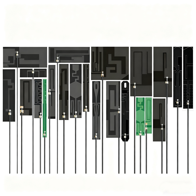 Customization Embedded 2.4G WiFi FPC Antenna 42mm X 12mm Omnidirectional Vertical Flexible PCB Antenna