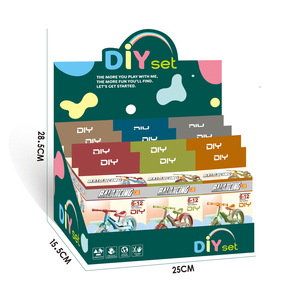 Jouets de construction en plastique multicolores JinYing, blocs d'assemblage éducatifs DIY, vélo à assembler pour enfants - Product Image 4
