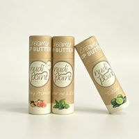Rouge à Lèvres Biodégradable 10ml Push up Recharge Ronde Carton Déodorant Tube