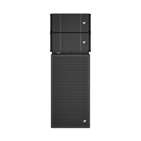 Enceinte Line Array 10 pouces amplifiée avec angle réglable, 380W, réponse en fréquence 65Hz-18kHz, SPL de crête 127dB pour sonorisation de festival