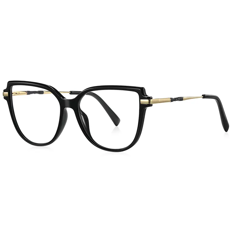New Fashion Optical Glasses TR90 Anti Blue Light Eye Frame Unisex British Style Geometric Optical Frame