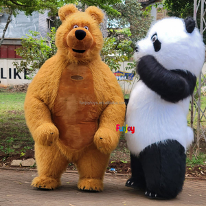 2/2.6/3m gonfiabile mascotte Costume da adulto di dimensioni per adulti peluche <span class=keywords><strong>orso</strong></span> mascotte con disegno peloso per eventi Anime - Product Image 6