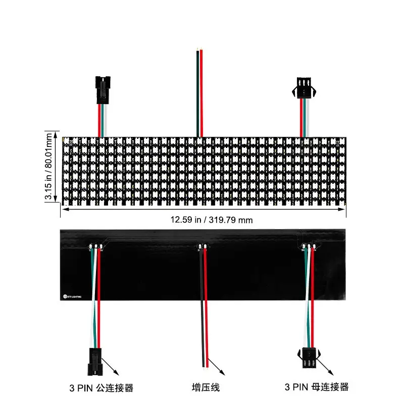 Led matrix piksel 4MM Pitch led paneller dijital led modülü kapalı led ekran rgb led kurulu