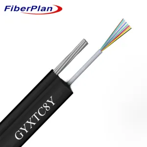 Fiberplan GYXTC8Y/A/S Ftth Drop Fibra Optica 2 4 6 8 12 24 48 96 Core Mini Figure 8 Fiber Optic Cable Communication Cables